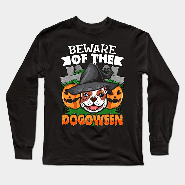 Fur-tastic Halloween Hound Dog Witch Costume Long Sleeve T-Shirt by Rosemat